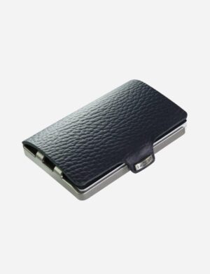 Portacarte I-CLIP Original Pelle Martellata Nera