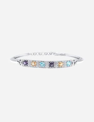 Bracciale Michele Affidato Trinity Argento 925 – Multicolor